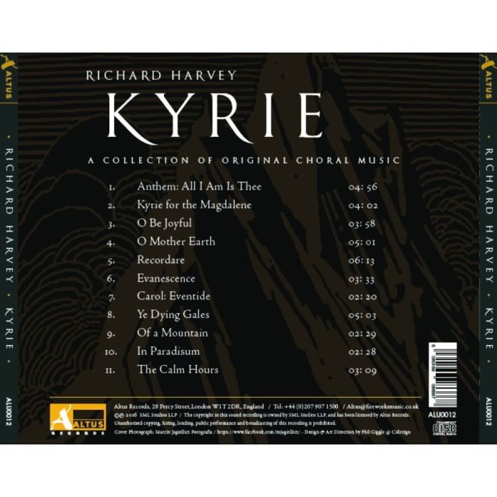Harvey, Richard: Kyrie, A Collection of Original Choral Music - slide-1