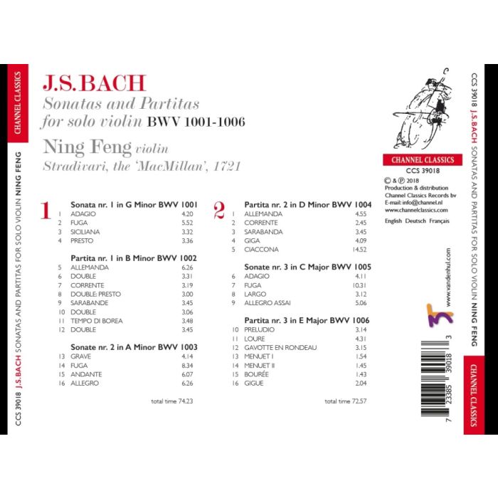Bach: Sonatas and Partitas for solo violin - slide-1