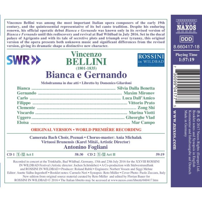 Bellini: Bianca e Gernardo - slide-1