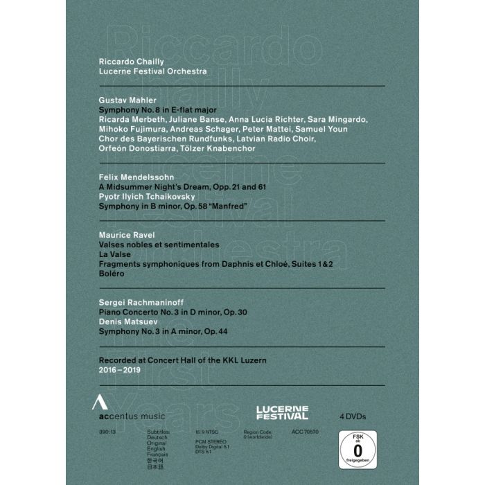 Riccardo Chailly, Lucerne Festival Orchestra - The First Years - slide-1