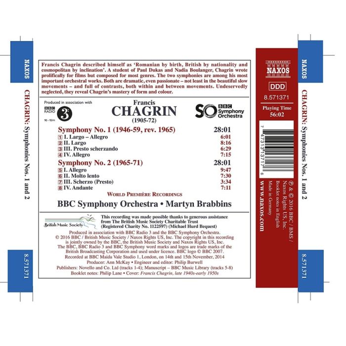 Chagrin: Symphonies Nos. 1 and 2 - slide-1