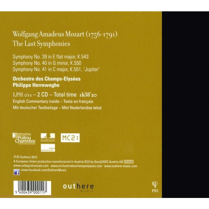 Mozart: The Last Symphonies Nos. 39, 40 & 41 - slide-1