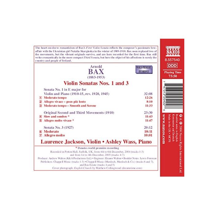 Violin Sonatas Nos. 1 & 3 / 8.557540 - slide-1