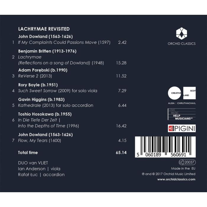 Lachrymae Revisited - Dowland; Britten; Porębski; Hosokawa; ... - slide-1