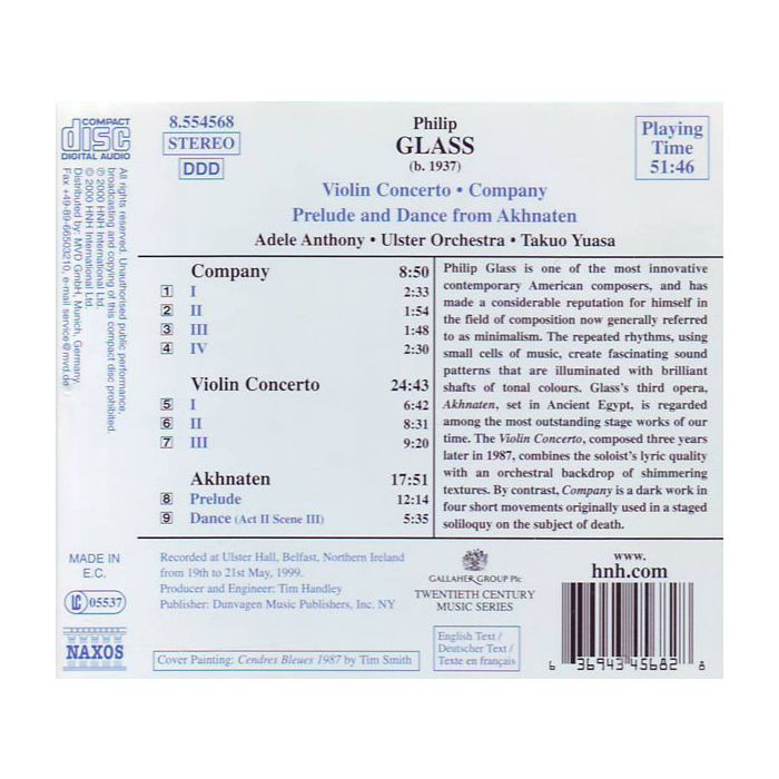 GLASS: Violin Concerto - slide-1
