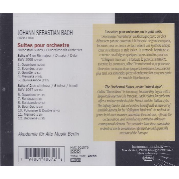 Bach: Suites d\'orchestre 2 & 4 - slide-1