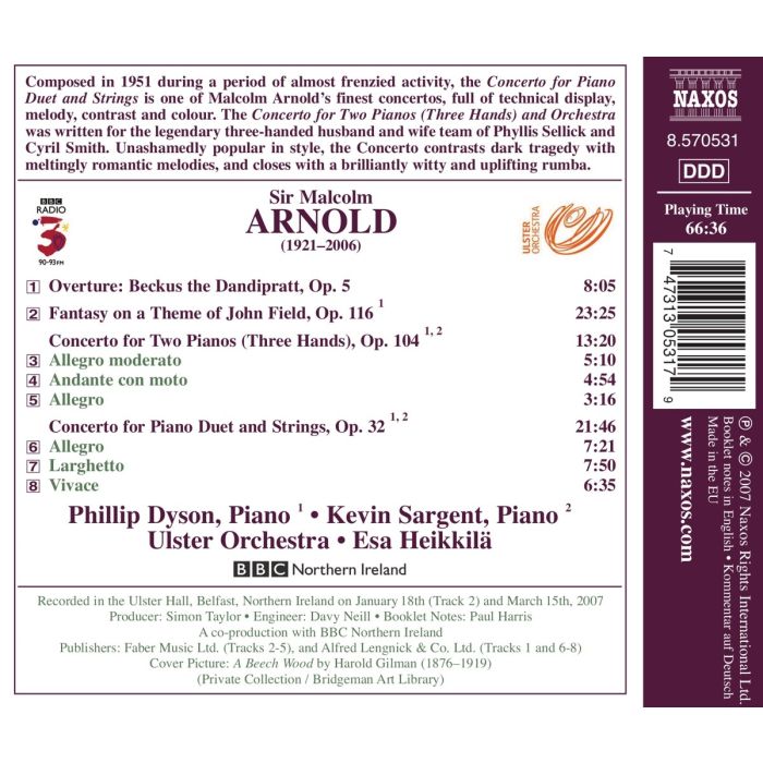 ARNOLD: Concerto for 2 pianos 3 hands - slide-1