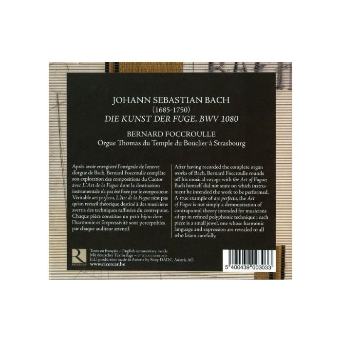BACH: Die Kunst Der Fuge BWV1080 (2 CD) - slide-1