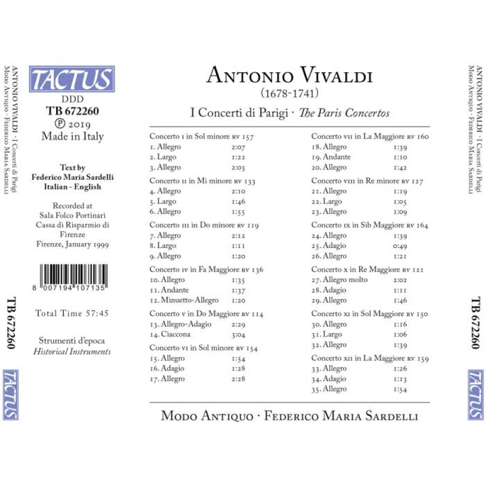 Vivaldi: The Paris Concertos - slide-1