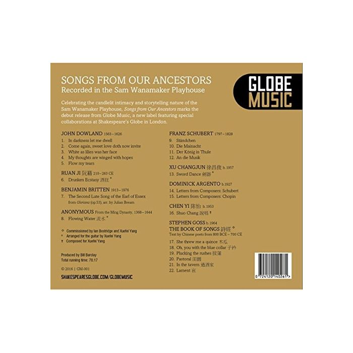 Songs From Our Ancestors – Dowland, Schubert, Britten: Chinese folk music - slide-1