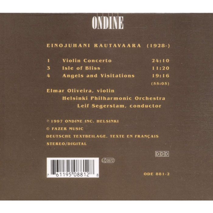 Rautavaara: Violin Concerto, Isle of Bliss - slide-1