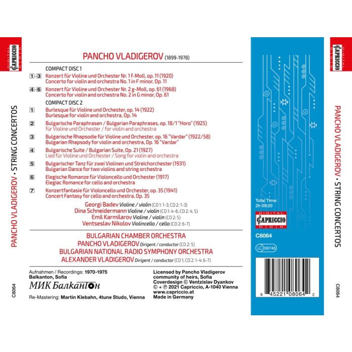 Vladigerov: String Concertos - slide-1