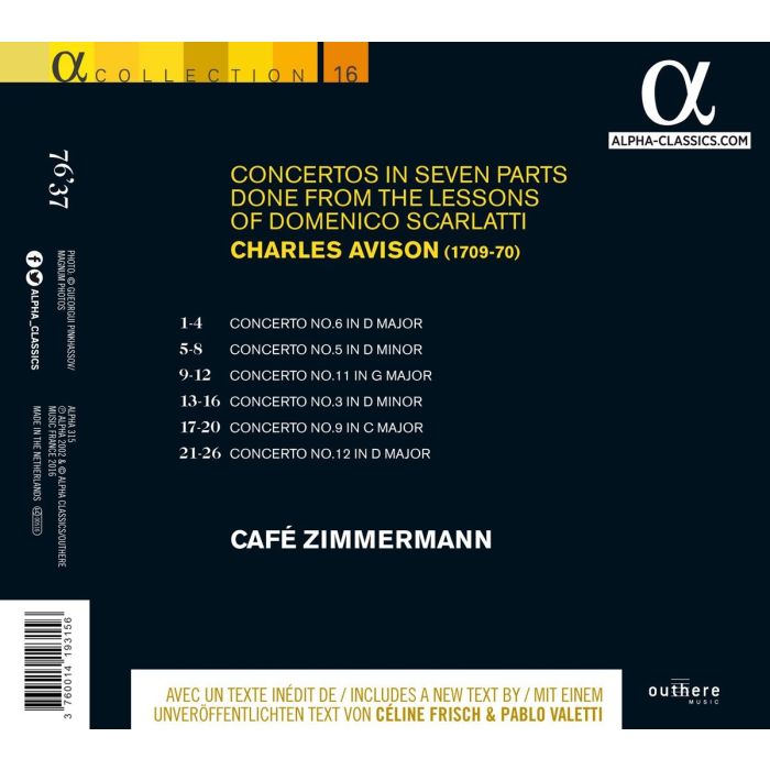Avison: Concertos in seven parts done from the Lessons of Domenico Scarlatti - slide-1