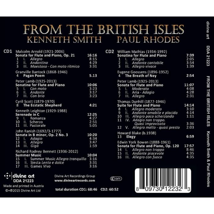 From the British Isles, music for flute & piano - slide-1