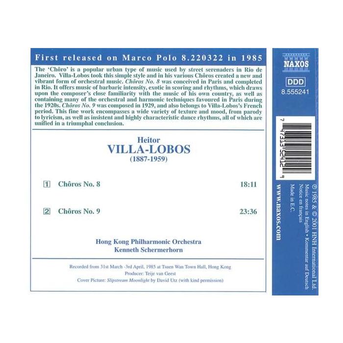 VILLA-LOBOS: Choros nos. 8 & 9 - slide-1