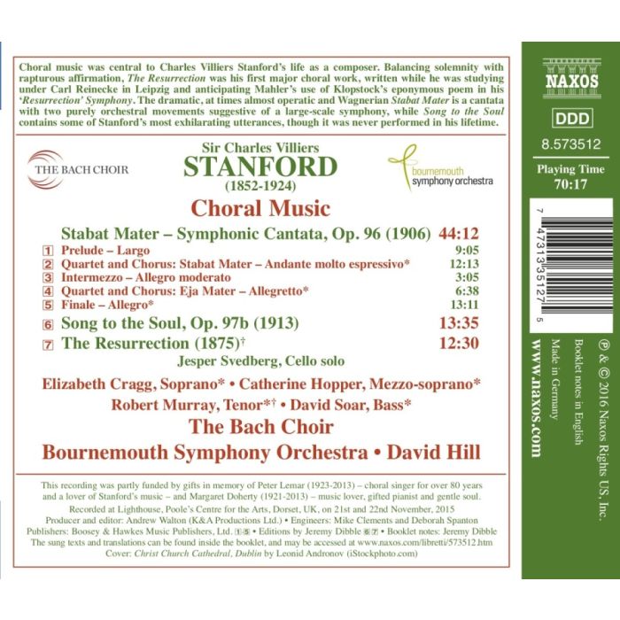 Stanford: Choral Music - slide-1