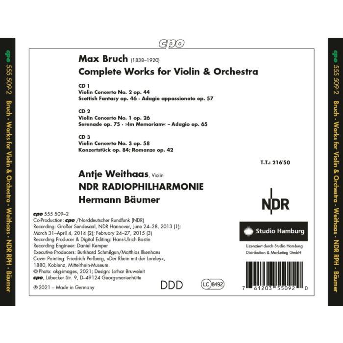 Bruch: Complete Works for Violin & Orchestra - slide-1