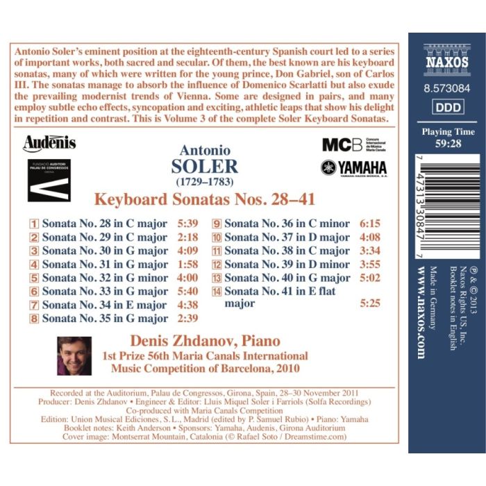 Soler: Keyboard Sonatas Nos. 28 - 41 - slide-1