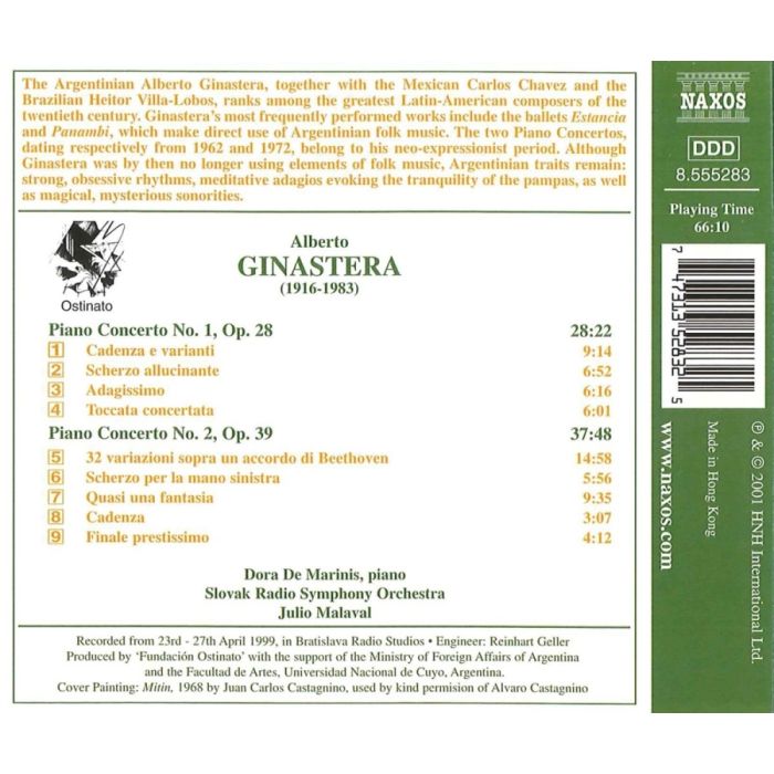 GINASTERA: Piano Concertos Nos. 1 and 2 - slide-1