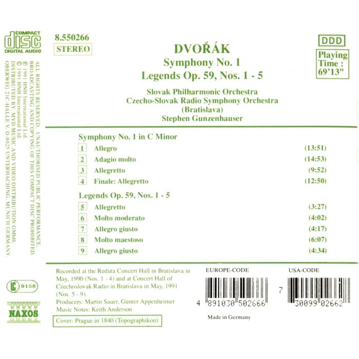 Dvorak: Symphony no. 1 - slide-1