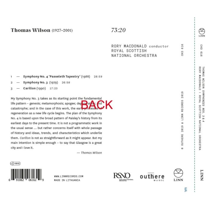 Wilson: Symphonies Nos. 3 & 4 - slide-1