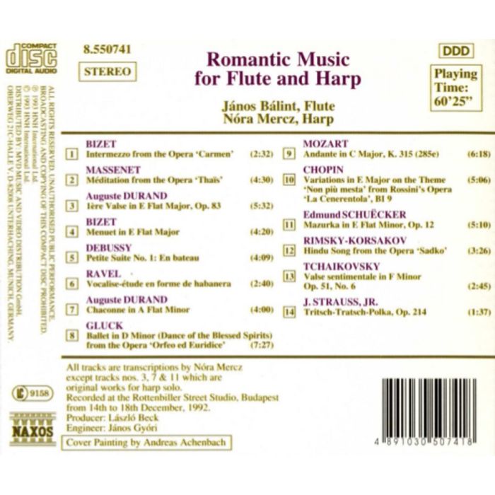 Romantic Music for Flute & Harp - slide-1