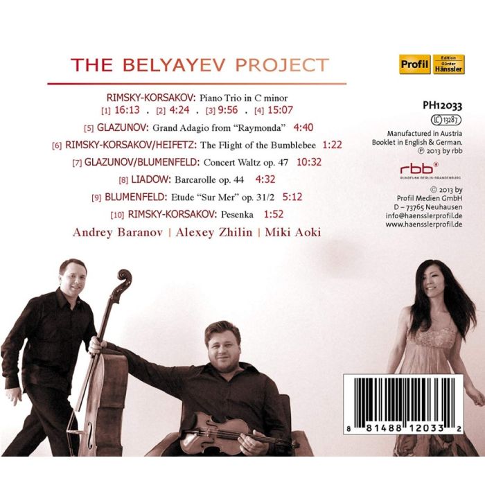 The Belyayev Project - Rimsky-Korsakov, Lyadov, Glazunov, Blumenfeld - slide-1