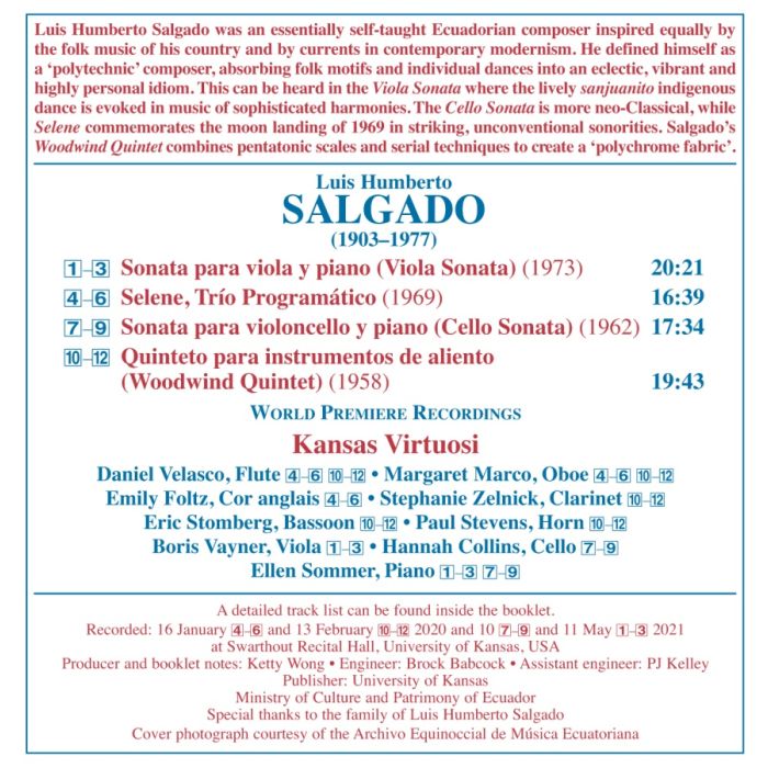 Salgado: Chamber Music Vol. 1 - slide-1