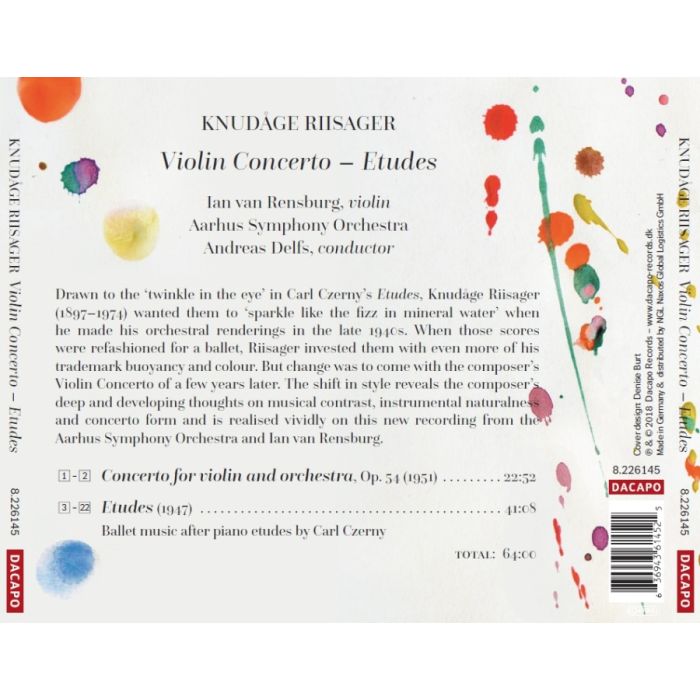 Riisager: Violin Concerto - Etudes - slide-1