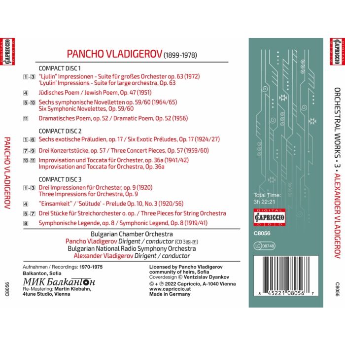 Vladigerov: Orchestral Works Vol. 3 - slide-1