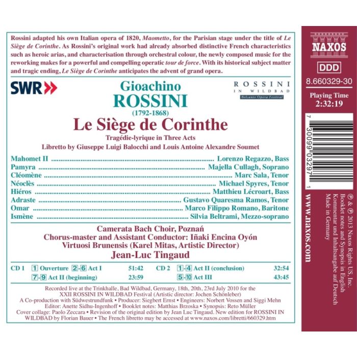 Rossini: Le Siège de Corinthe, Tragédie-lyrique in Three Acts - slide-1
