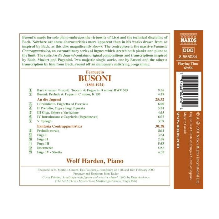 BUSONI: Piano Music, Vol. 1 - slide-1