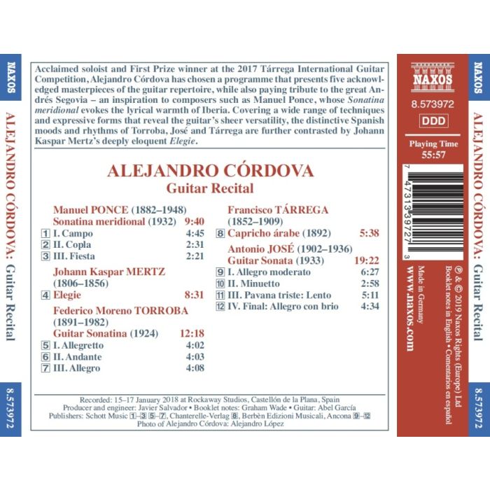 Alejandro Córdova Guitar Laureate Recital - slide-1