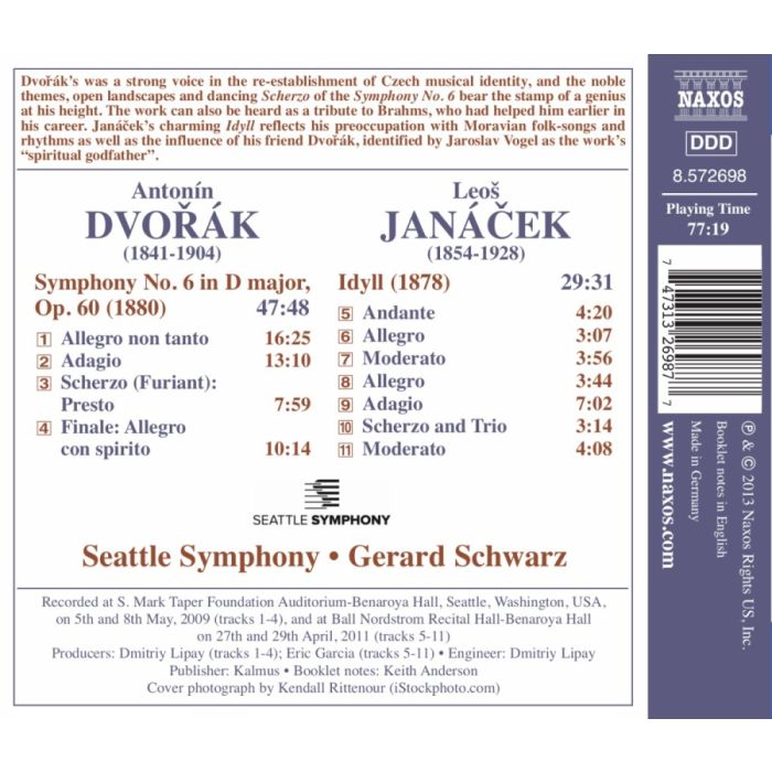 Dvorak: Symphony No. 6, Leoš Janáček: Idyll - slide-1