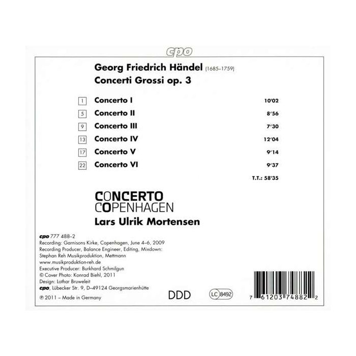 Handel: Concerti Grossi op. 3 - slide-1