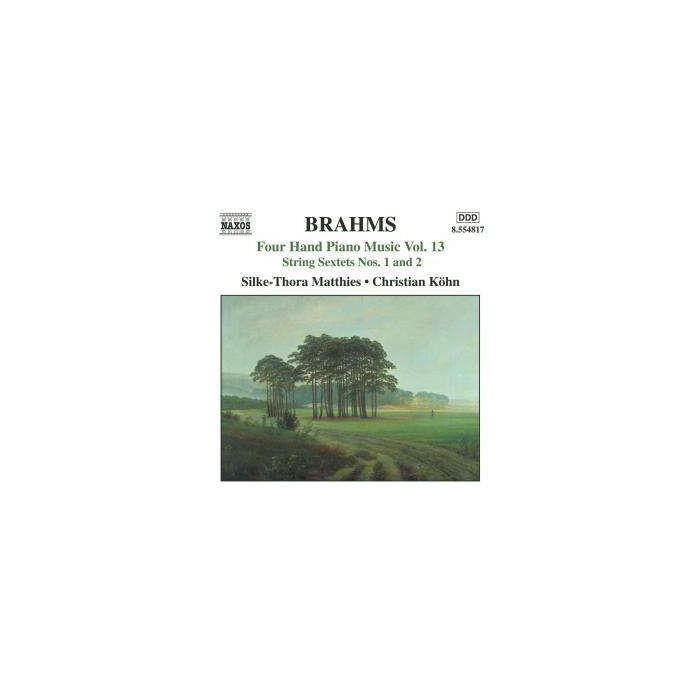 BRAHMS: Four Hand Piano Music Vol. 13