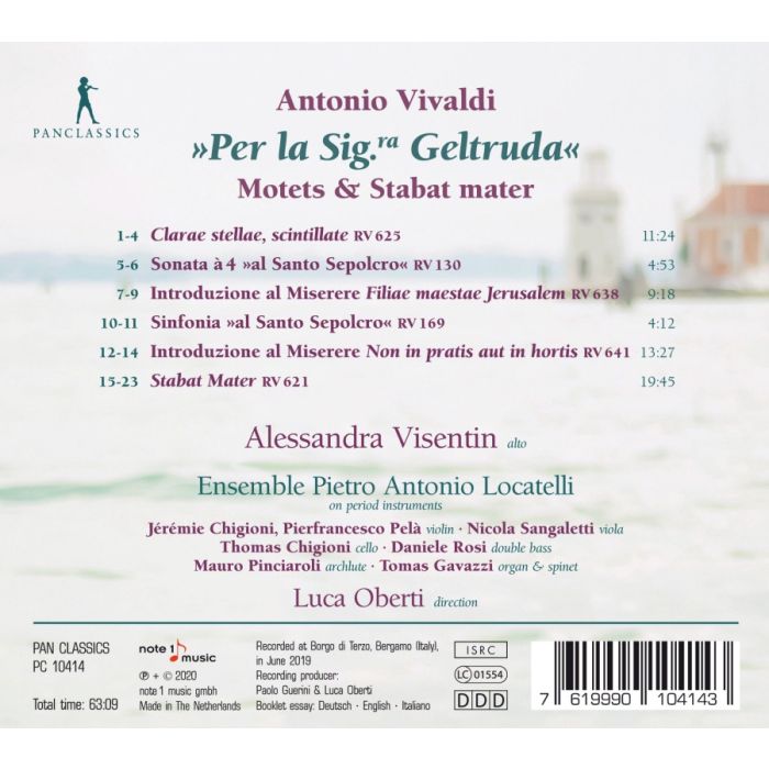 Vivaldi: “Per la Sig.ra Geltruda” - Motets & Stabat Mater - slide-1