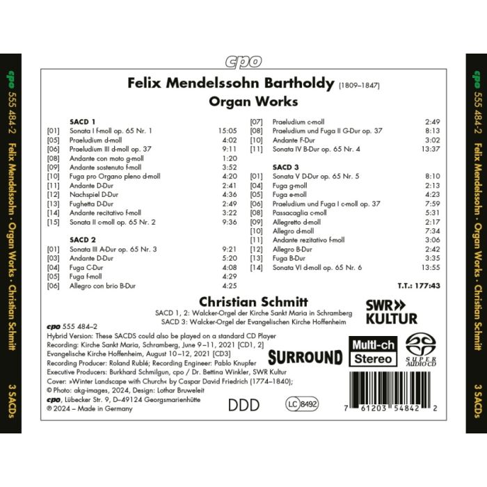 Mendelssohn: Organ Works - slide-1