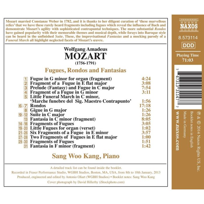 Mozart: Piano Music - Fugues, Rondos and Fantasias - slide-1