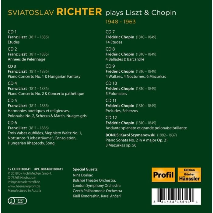 Richter plays Liszt & Chopin - slide-1