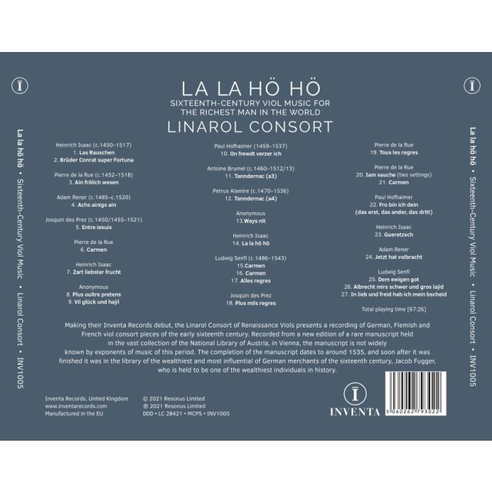 La la hö hö - Sixteenth-Century Viol Music - slide-1