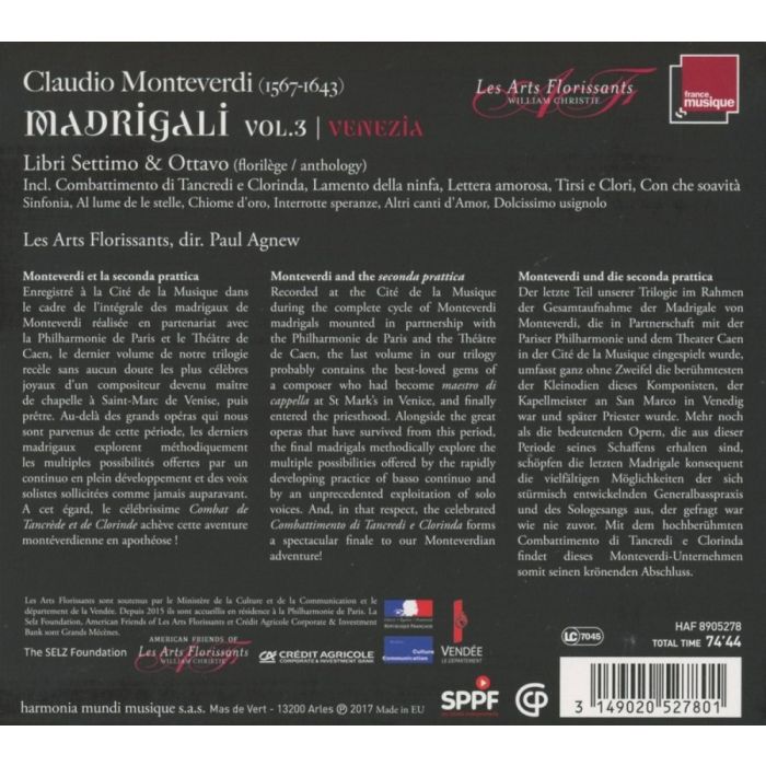 Monteverdi: Madrigali vol. 3 - Venezia - slide-1