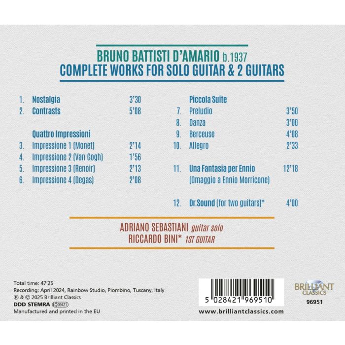 D'Amario: Complete Works for Solo Guitar & 2 Guitars - slide-1
