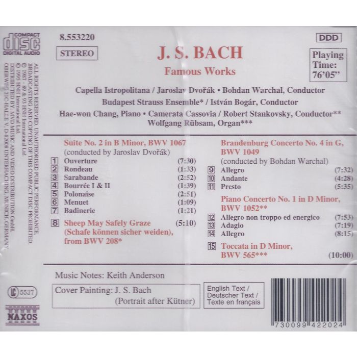 BACH: Famous Works - slide-1