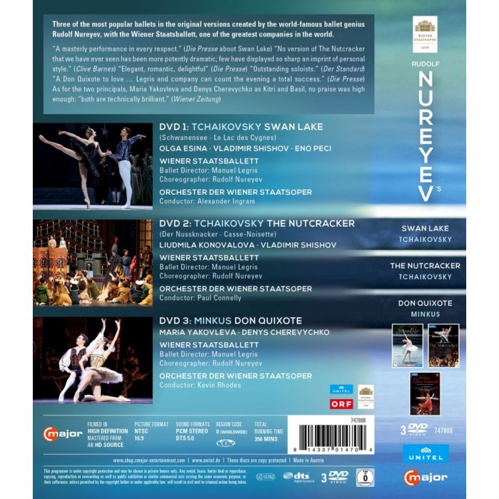 The Nureyev Box - Swan Lake, The Nutcracker, Don Quixote - slide-1