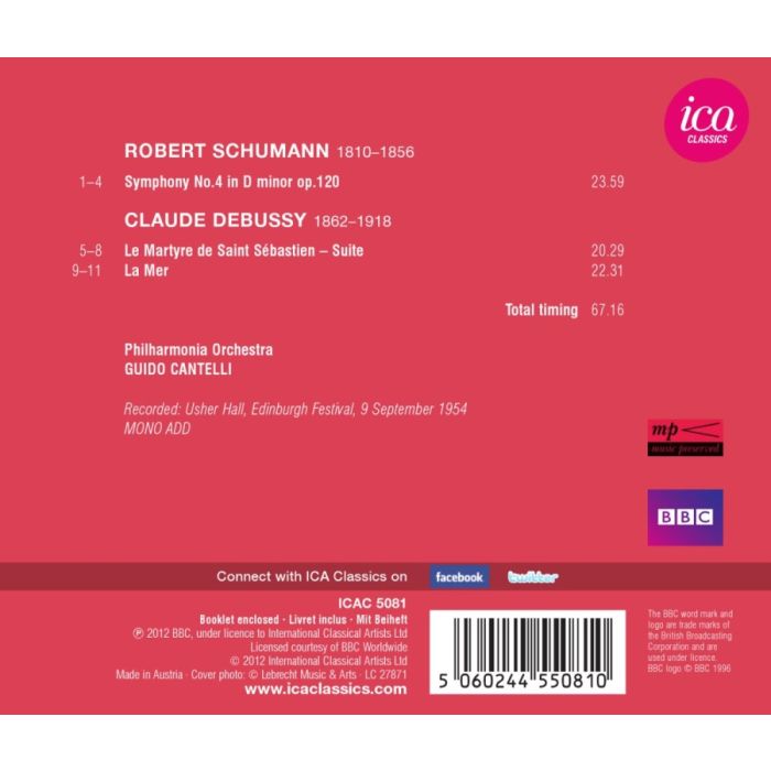 Schumann: Symphony No. 4 / Debussy: Le Martyre de Saint Sébastien - Suite, La Mer - slide-1