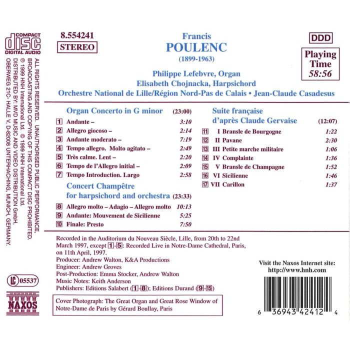 POULENC: Organ Concerto - slide-1
