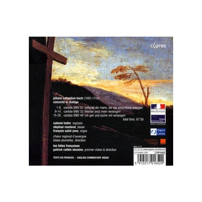 BACH: Concerto in Dialogo -Cantatas BWV 57, 32 & 49 - slide-1
