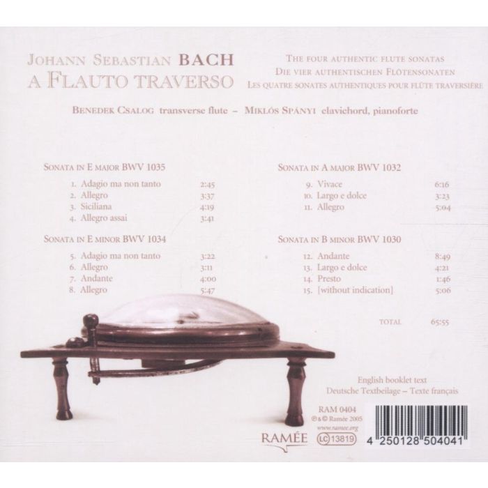 Bach: Sonates pour flute - slide-1