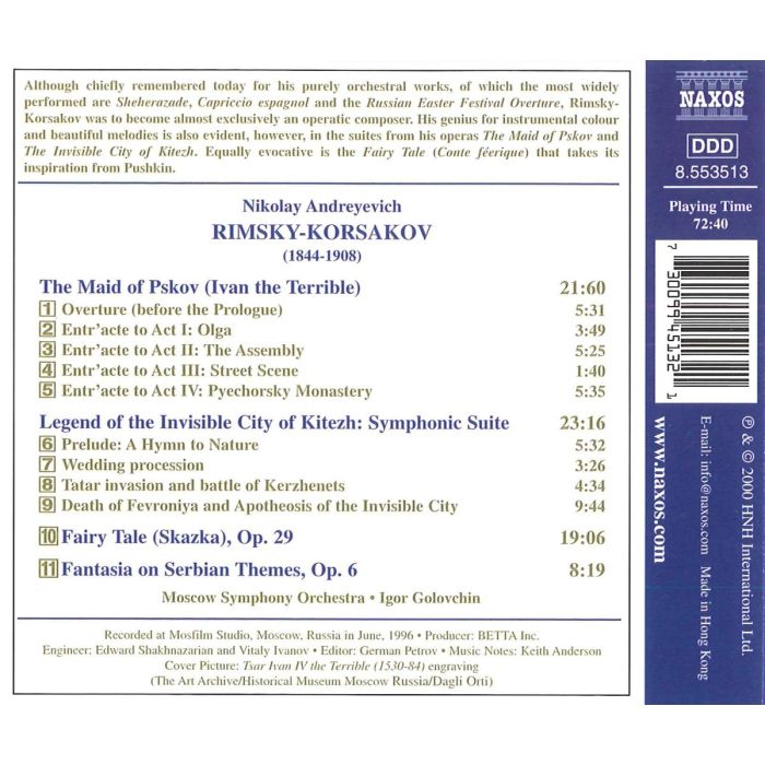 RIMSKY-KORSAKOV: The Maid of Pskov - slide-1